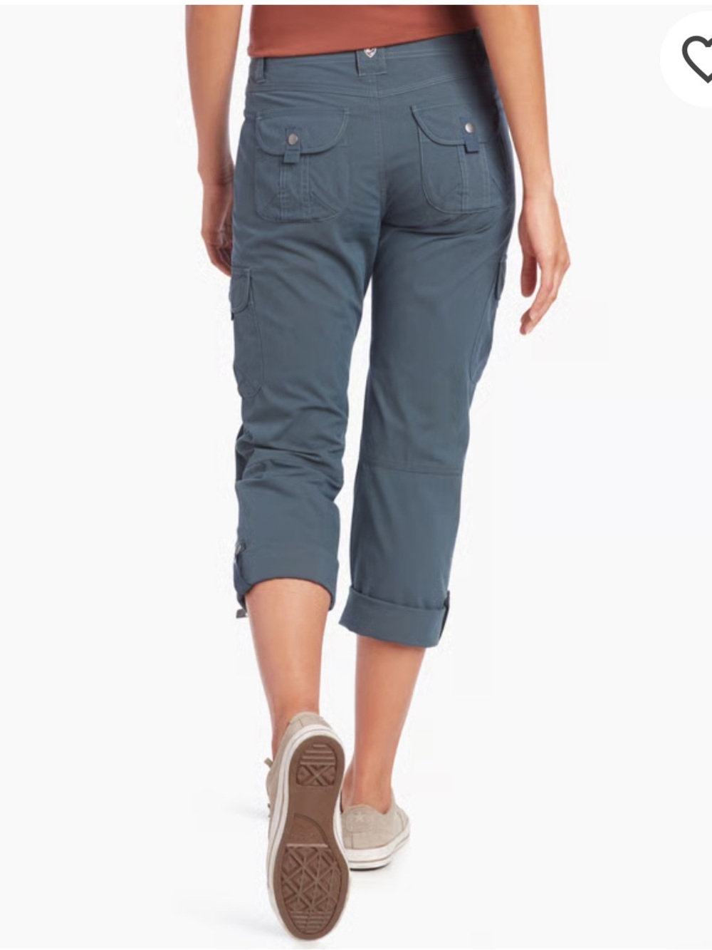Kuhl 4 Short Splash Roll Up Pant Metal Blue - Granola Gorpcore - Picture 3 of 11